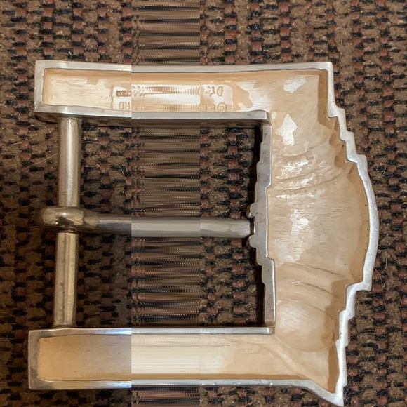 Kieselstein-Cord sterling silver belt buckle - Picture 3 of 8